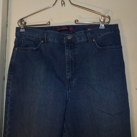 Gloria Vanderbilt Amanda High Rise Mom Jeans Sz 14 - Picture 2 of 5